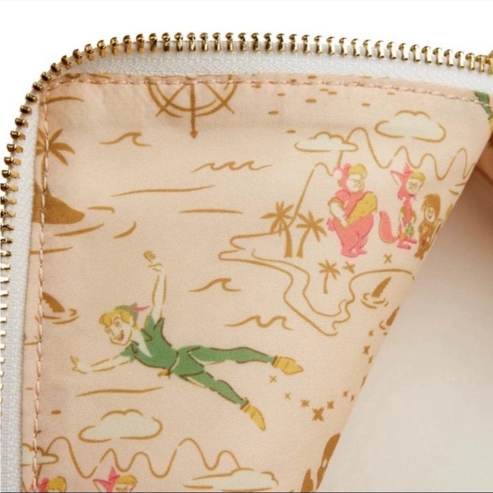 Loungefly Disney Peter Pan Book Series Convertible Crossbody Backpack and Wallet - Picture 13 of 16